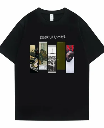 Kendrick Lamar Good Kid Print Black T-shirt