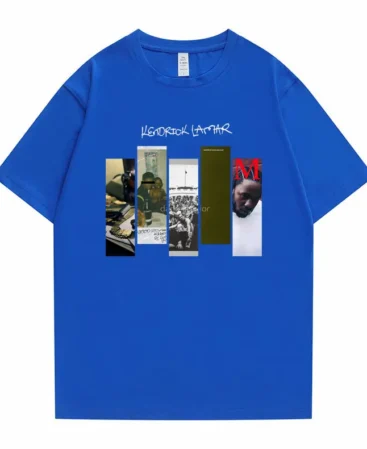 Kendrick Lamar Good Kid Print Blue T-shirt